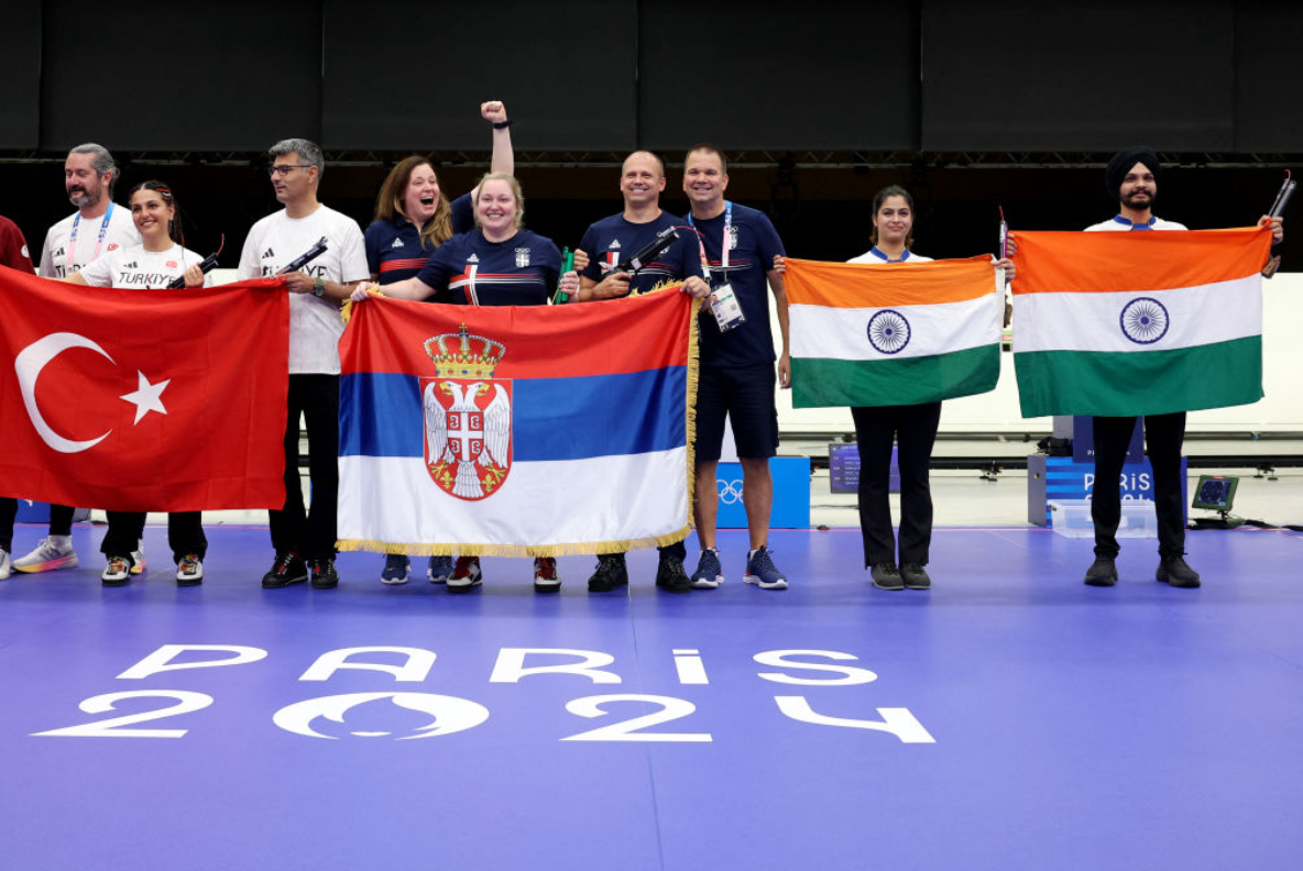 Сербія виграла мікст зі стрільби з пневматичного пістолета на ОІ-2024